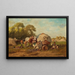 Repos - Franz Quaglio — framed artwork on a wall