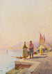 A Sunny Day in Venice - Franz Richard Unterberger — artwork view