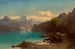 Alpine landscape painting - Franz Richard Unterberger — artwork view