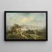 La Meille d'or près de Remagen - Franz Richard Unterberger — framed artwork on a wall
