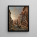 Procession in Naples - Franz Richard Unterberger — framed artwork on a wall