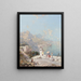 La côte amalfitaine - Franz Richard Unterberger — framed artwork on a wall
