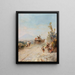 La route de Pompéi - Franz Richard Unterberger — framed artwork on a wall
