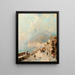 View of Amalfi - Franz Richard Unterberger — framed artwork on a wall