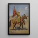 The Standard-bearer - Franz Roubaud — framed artwork on a wall