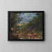 The Paradise Before the Fall of Man - Franz Rösel von Rosenhof — framed artwork on a wall