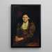 The artist's mother - Franz Rumpler — framed artwork on a wall