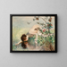 Un Narcisse féminin - Franz Russ — framed artwork on a wall