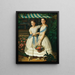 Portrait of Two Sisters in the Garden - Franz Russ the Elder — framed artwork on a wall