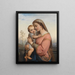 the Virgin and Child - Franz Russ the Elder — framed artwork on a wall