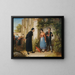 The missed preaching - Franz Schams — framed artwork on a wall