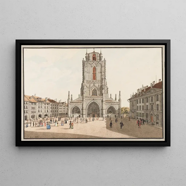 L'église cathédrale de Berne - Franz Schmid — framed artwork on a wall