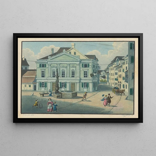 Pharmacy Lochersche - Franz Schmid — framed artwork on a wall
