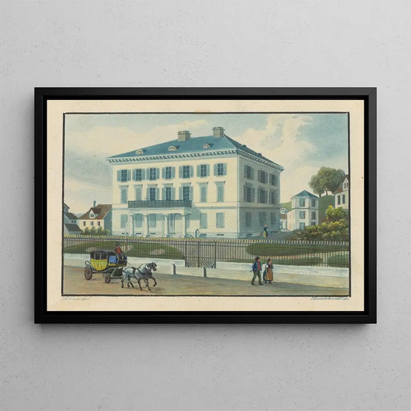 Garden of the Sihl, Zurich - Franz Schmid — framed artwork on a wall