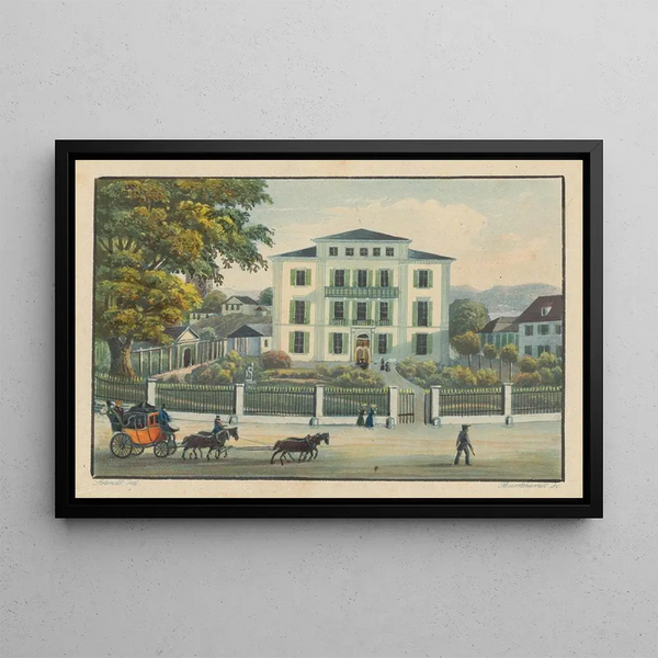 Tiefenhof Zurich - Franz Schmid — framed artwork on a wall