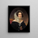 Caroline Augusta - Franz Schrotzberg — framed artwork on a wall