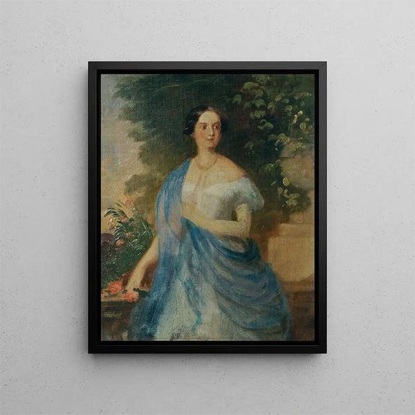 Clothilde Princesse Dietrichstein - Franz Schrotzberg — framed artwork on a wall