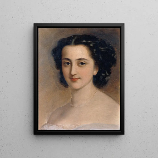 Countess Mako - Franz Schrotzberg — framed artwork on a wall