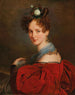 Portrait of a lady with Transylvanian jewelry - Franz Schrotzberg — artwork view