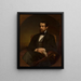 Portrait Painting of Zdzisław Zamoyski - Franz Schrotzberg — framed artwork on a wall