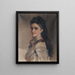 Sidonie Schrotzberg née Stohl, second wife of the artist - Franz Schrotzberg — framed artwork on a wall