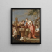 Rebecca and Eliezer - Franz Sebald Unterberger — framed artwork on a wall