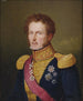 Portrait painting of Ernst Freiherr von Hügel in three-quarter view to the left - Franz Seraph Stirnbrand — artwork view