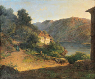 View of the Salzkammergut - Franz Steinfeld — artwork view
