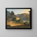 View of the Salzkammergut - Franz Steinfeld — framed artwork on a wall