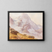 Abris dans un alpage - Franz Steinfeld — framed artwork on a wall