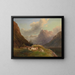Salzkammergut - Franz Steinfeld — framed artwork on a wall