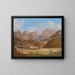 Scene near Krain - Franz Steinfeld — framed artwork on a wall
