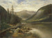Lac Erlauf with bare summit in the background - Franz Stephan Paschinger — artwork view