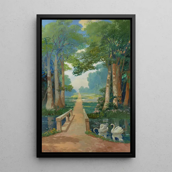 Country Path - Franz Strahalm — framed artwork on a wall