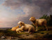 Landscape with Sheep - Franz Van Severdonck — artwork view