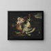 Flowers in a terracotta vase with dead game - Franz Werner von Tamm — framed artwork on a wall