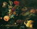 Still life with guinea pig, flowers and fruits - Franz Werner von Tamm — artwork view