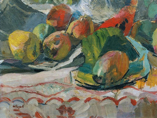 Fruit Still Life Painting - Franz Wiegele — artwork view