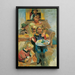 Portrait of the Isepp Family - Franz Wiegele — framed artwork on a wall