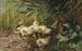 Chicks and a butterfly - Franz Xaver Birkinger — artwork view