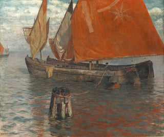 Fishing Boats - Franz Xaver Hoch — artwork view