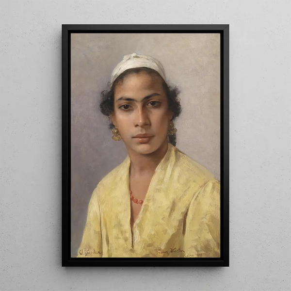 Ajuscha Le Caire - Franz Xaver Kosler — framed artwork on a wall
