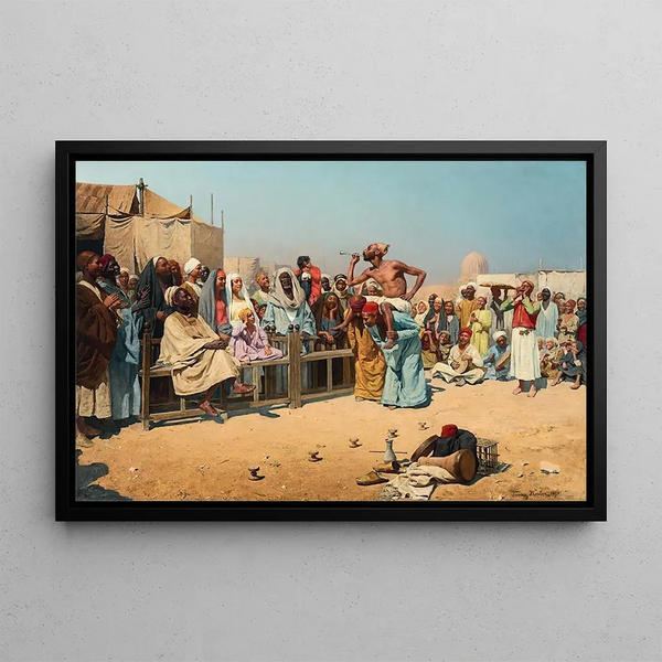 Les artistes - Franz Xaver Kosler — framed artwork on a wall