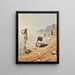 Porteurs d'eau sur le Nil - Franz Xaver Kosler — framed artwork on a wall