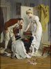 L'essayage de chaussures - Franz Xaver Simm — artwork view
