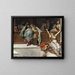 La vie dans le harem - Franz Xaver Simm — framed artwork on a wall