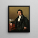 Banker David Seligmann Baron von Eichthal - Franz Xaver Winterhalter — framed artwork on a wall