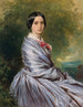 Portrait of Augusta Wichrow - Franz Xaver Winterhalter — artwork view