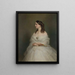 Portrait of Mme Vanderbyl - Franz Xaver Winterhalter — framed artwork on a wall