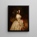 Portrait of a Lady - Franz Xaver Winterhalter — framed artwork on a wall